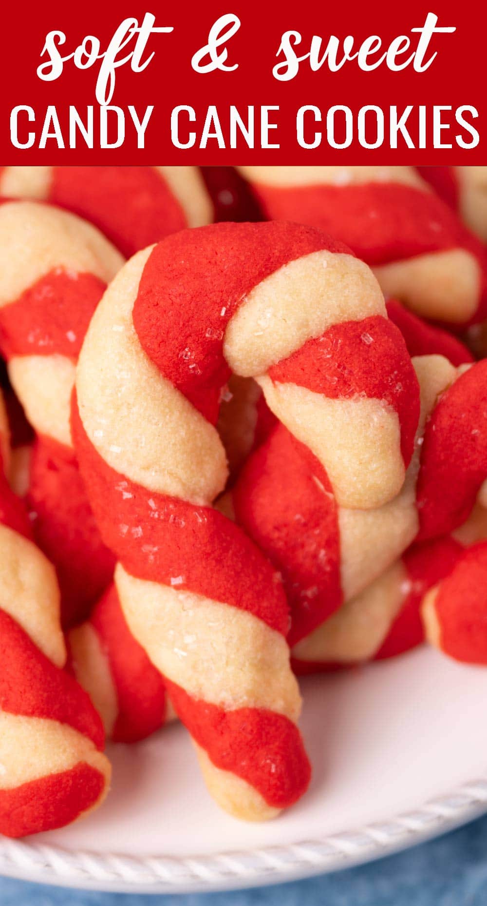 Festive Candy Cane Cookies Recipe | Tastes of Lizzy T