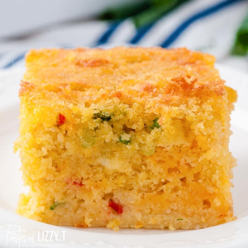 Mexican Cornbread With Cheese And Peppers Tastes Of Lizzy T 0818