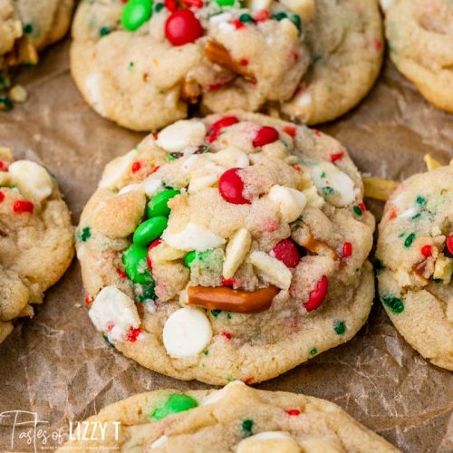 Christmas Kitchen Sink Cookies {Santa's Trash Cookies} Tastes of Lizzy T