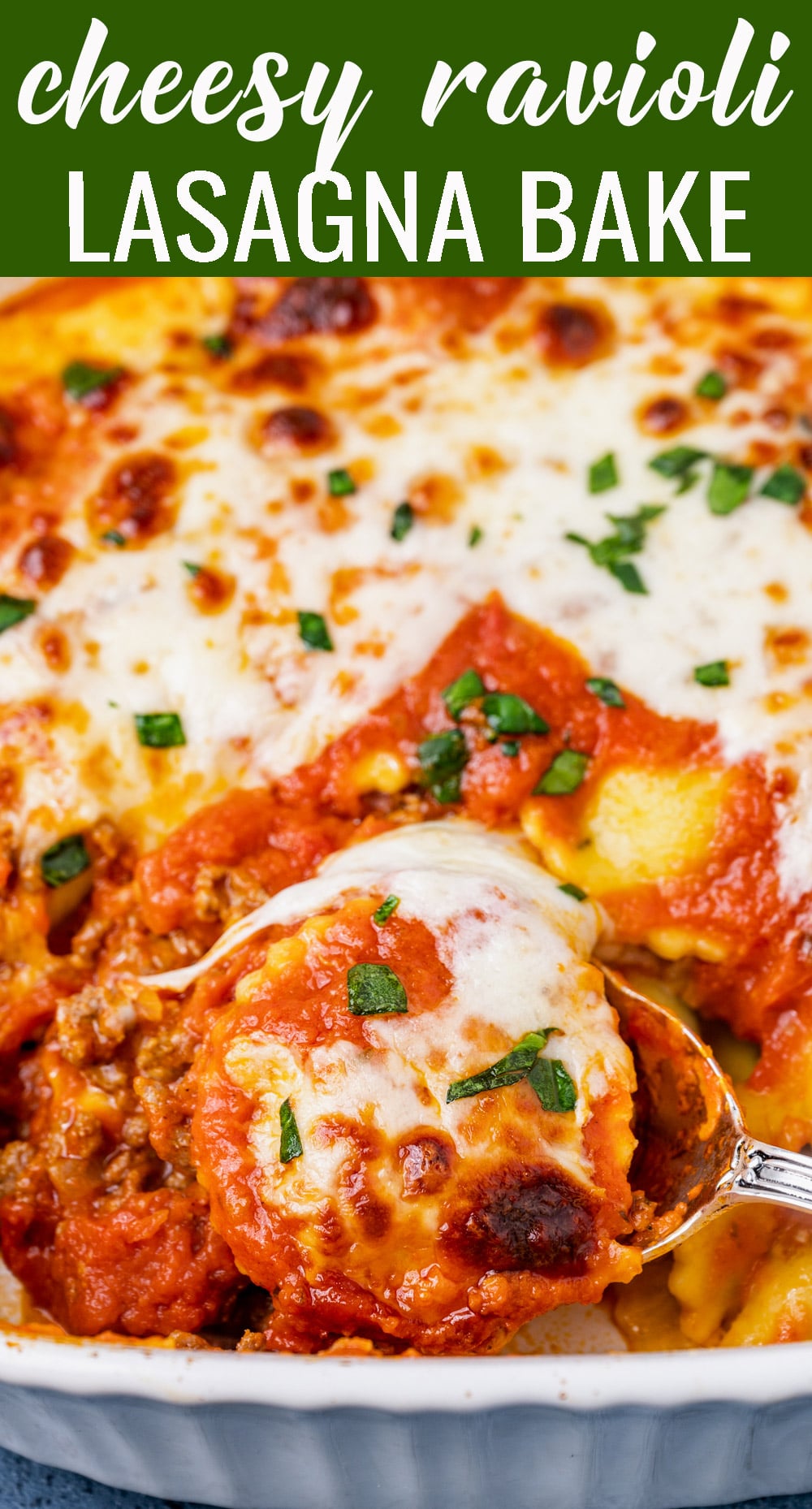 Ravioli Lasagna Bake {Easy Dinner Idea} | Tastes of Lizzy T