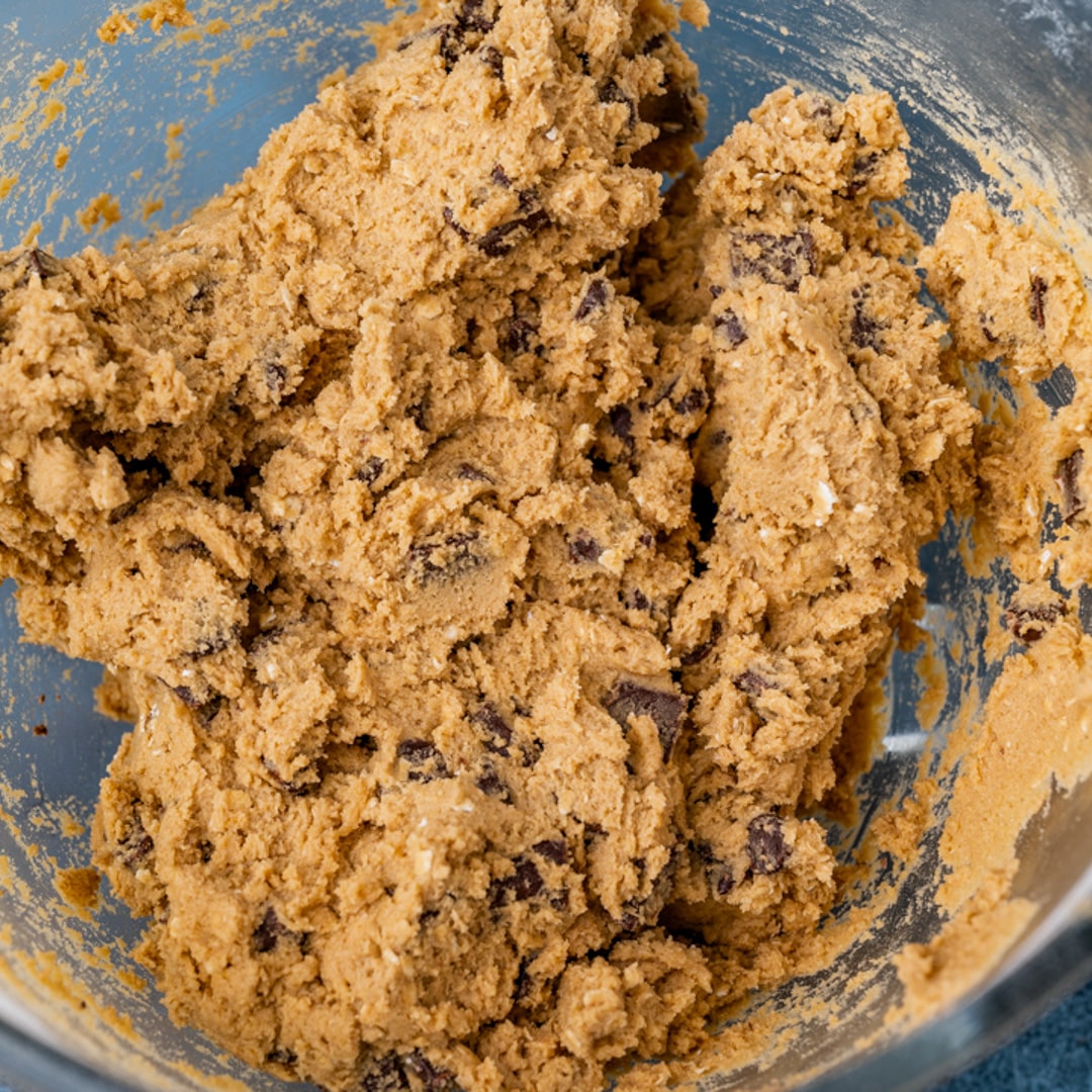 chick-fil-a cookie dough in a bowl