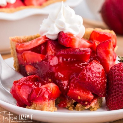 Strawberry Pie with Jello Recipe | Tastes of Lizzy T