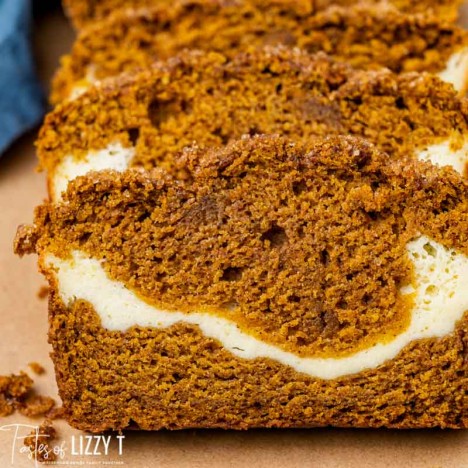 Pumpkin Cream Cheese Bread Recipe | Tastes of Lizzy T