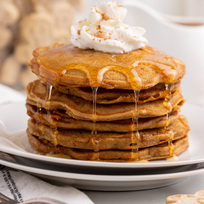 Gingerbread Pancakes Recipe | Tastes of Lizzy T