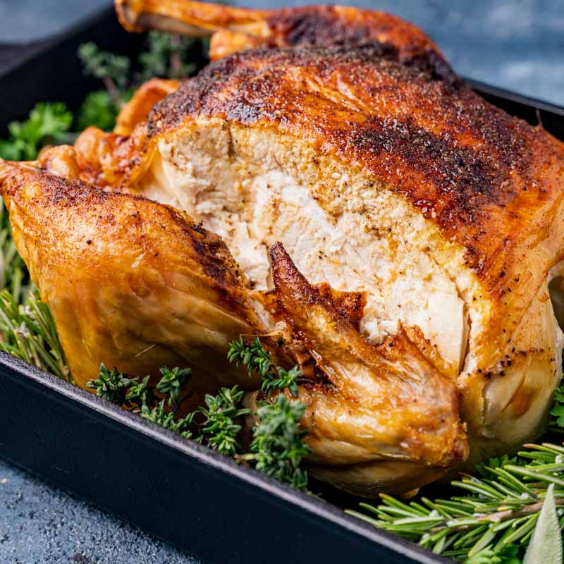 Baked Rotisserie Chicken made in the Oven · Easy Family Recipes
