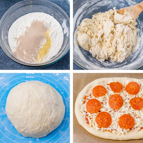 Perfect Pizza Crust {The Best Pizza Dough Recipe} | Tastes of Lizzy T