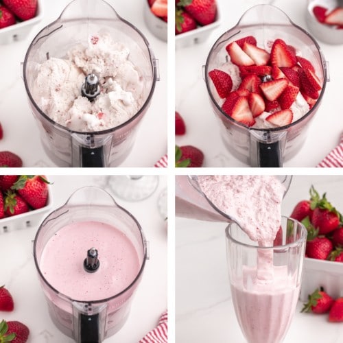 Homemade Strawberry Milkshake Recipe Tastes Of Lizzy T 2757