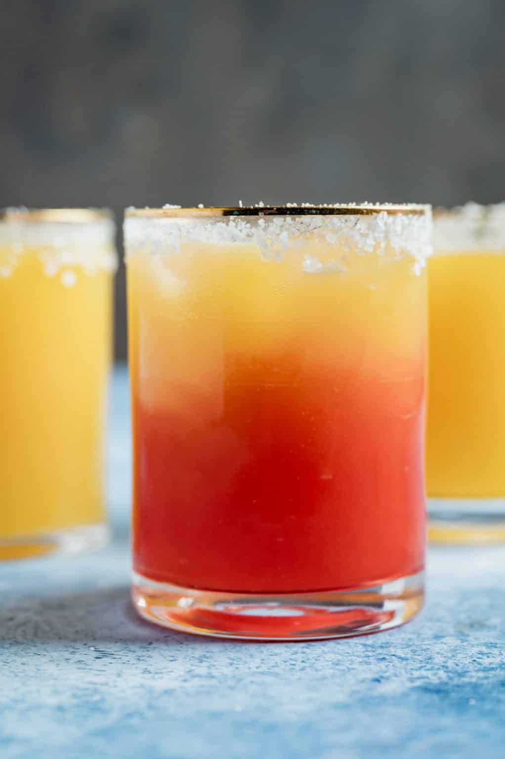 Sunrise Mocktail Recipe Layered Drink Tastes Of Lizzy T 3193