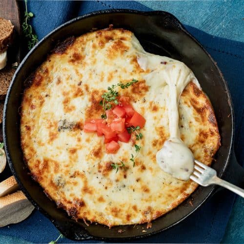 smoked mozzarella fonduta