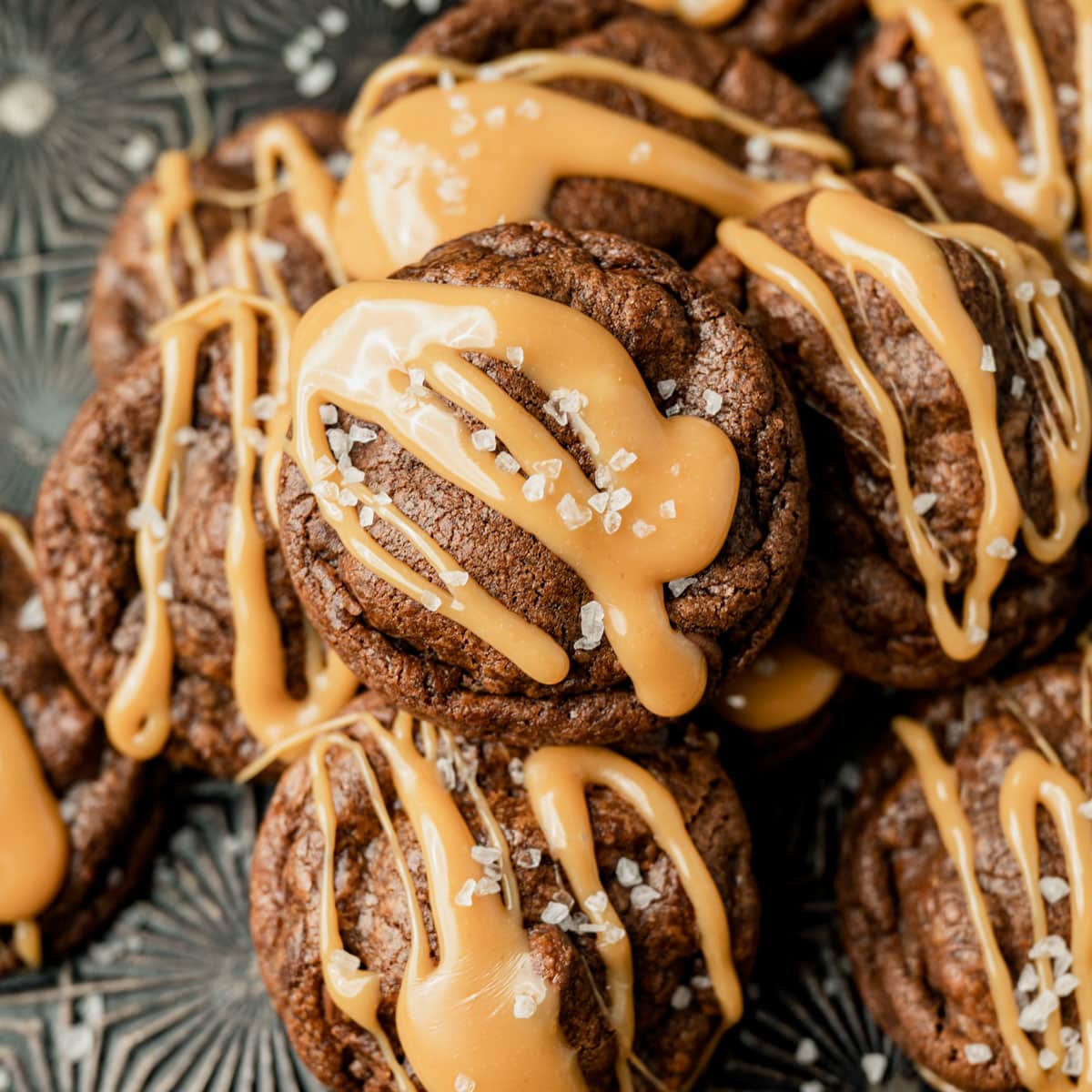 Recipe: Salted Caramel Double Chocolate Rolo Cookies