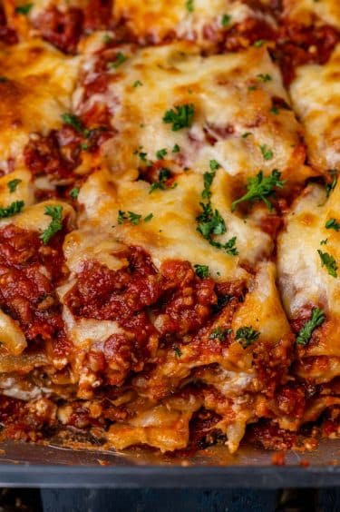 Homemade Lasagna Recipe | Tastes Of Lizzy T