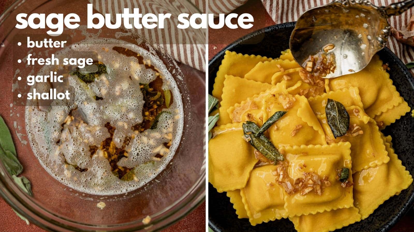 Brown Butter Sage Sauce | Tastes Of Lizzy T