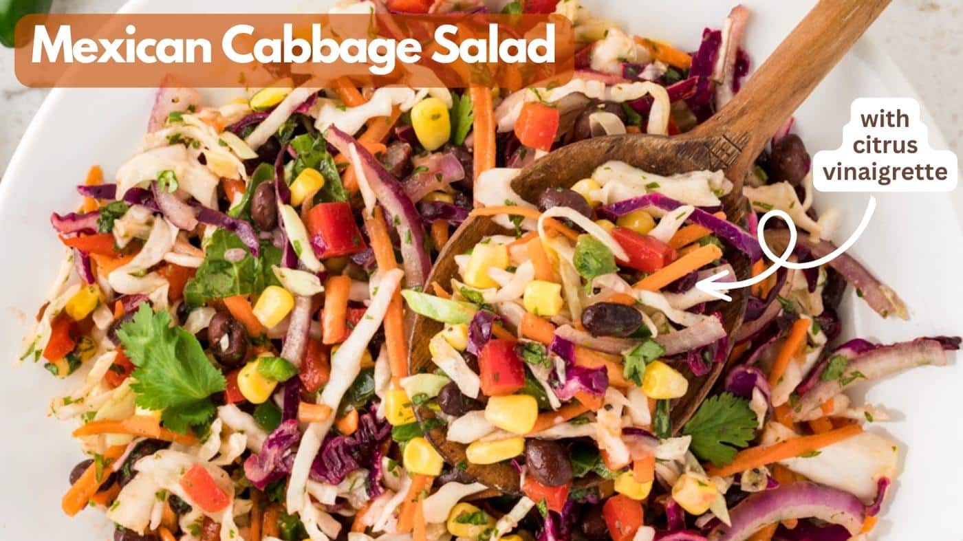 Mexican Coleslaw Salad - Tastes of Lizzy T