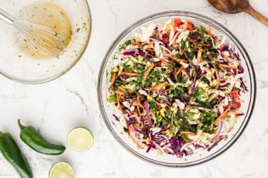 Mexican Coleslaw Salad - Tastes of Lizzy T