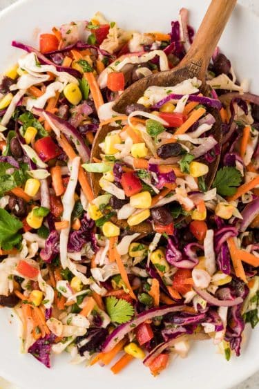 Mexican Coleslaw Salad - Tastes of Lizzy T