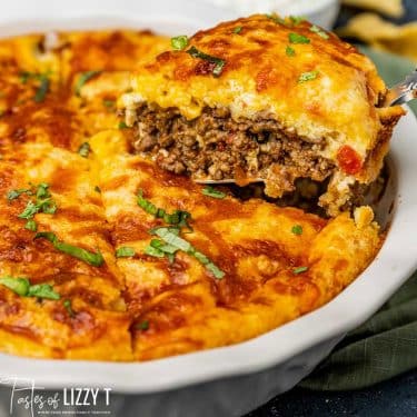 Impossible Taco Pie | Tastes of Lizzy T