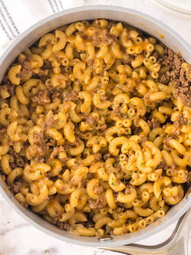 Homemade Hamburger Helper Recipe - Tastes of Lizzy T