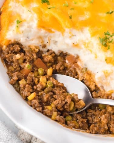 Cottage Pie with Ground Beef | Tastes of Lizzy T