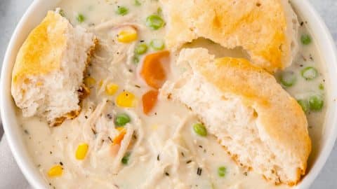 Chicken Pot Pie Soup Recipe (Crock Pot)