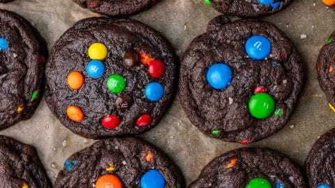 Chocolate M&M Cookies  Dessert Now Dinner Later