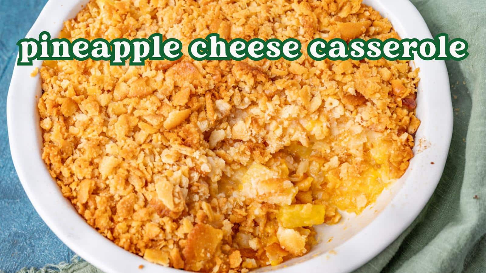 Pineapple Casserole With Ritz Crackers | Tastes Of Lizzy T