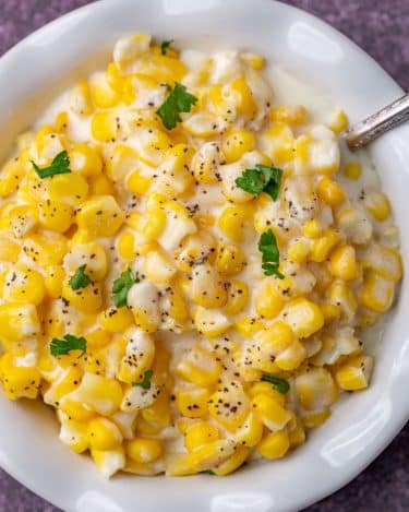 Slow Cooker Creamed Corn | Tastes of Lizzy T