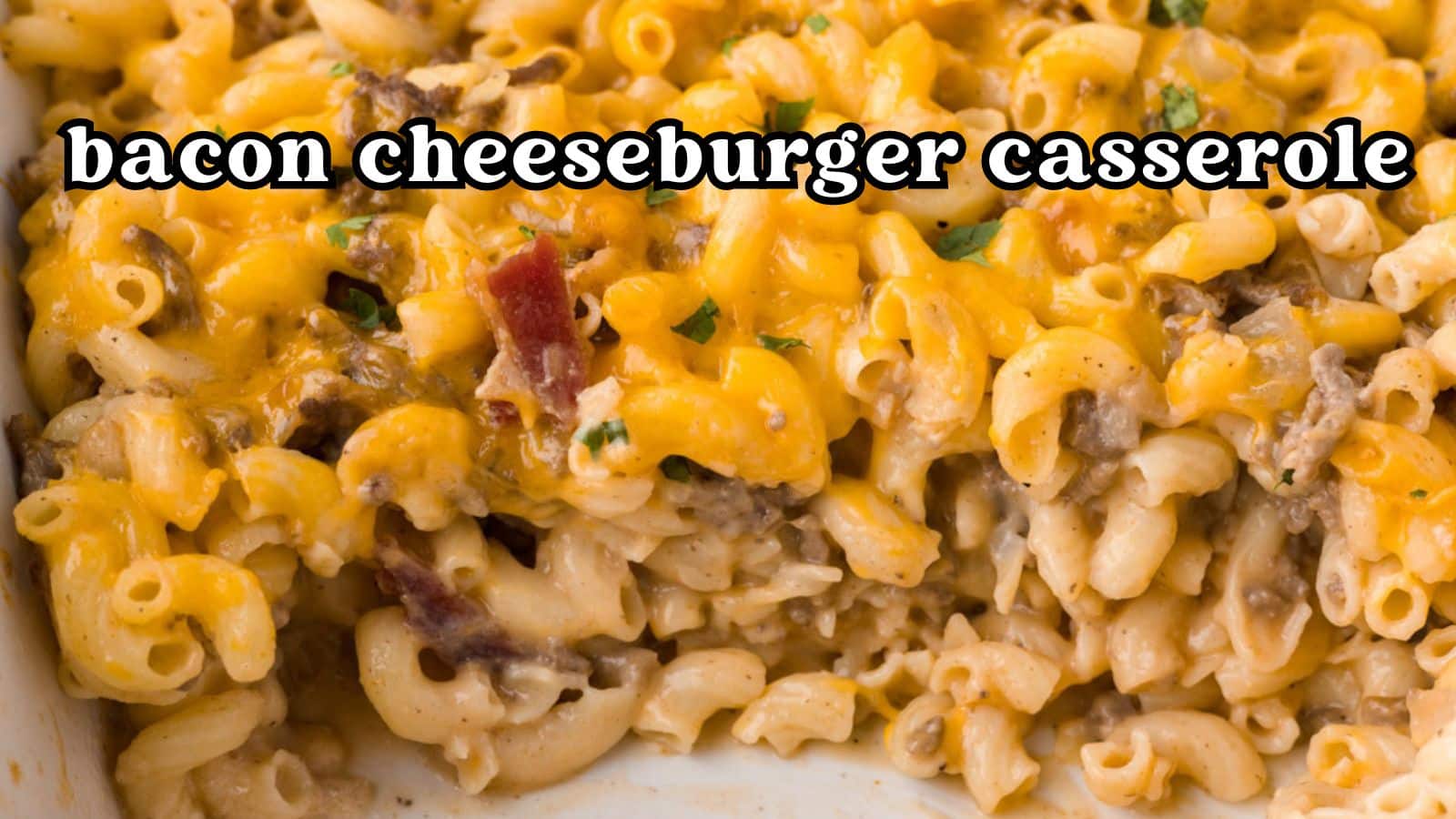 Bacon Cheeseburger Casserole | Tastes Of Lizzy T