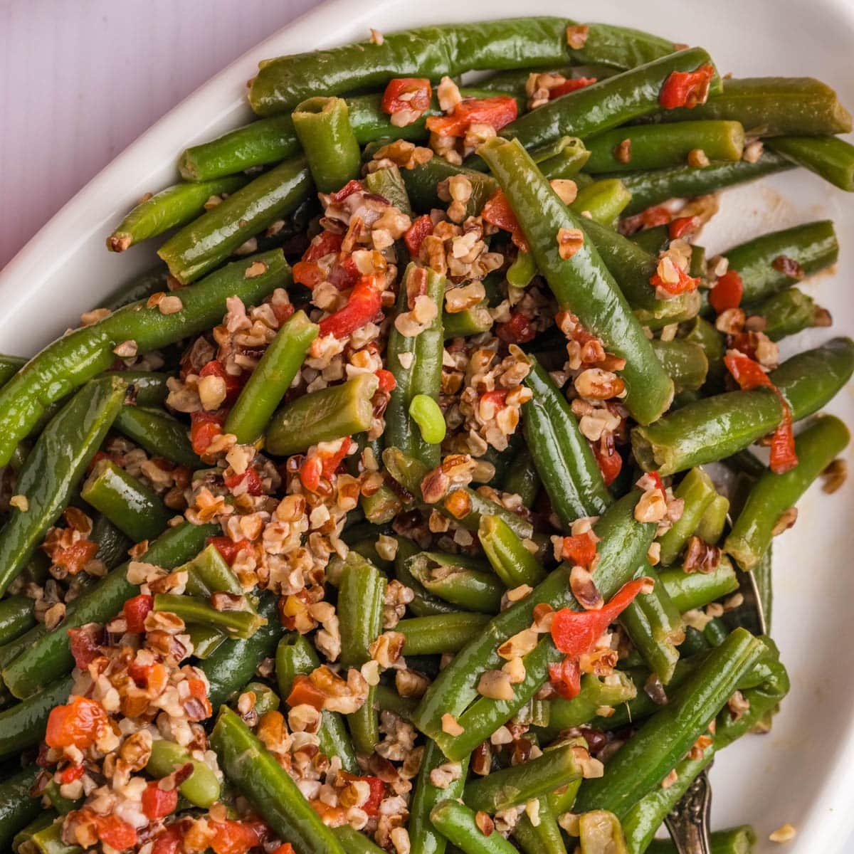 Holiday Side Dish: Green Beans with Brown Butter Topping