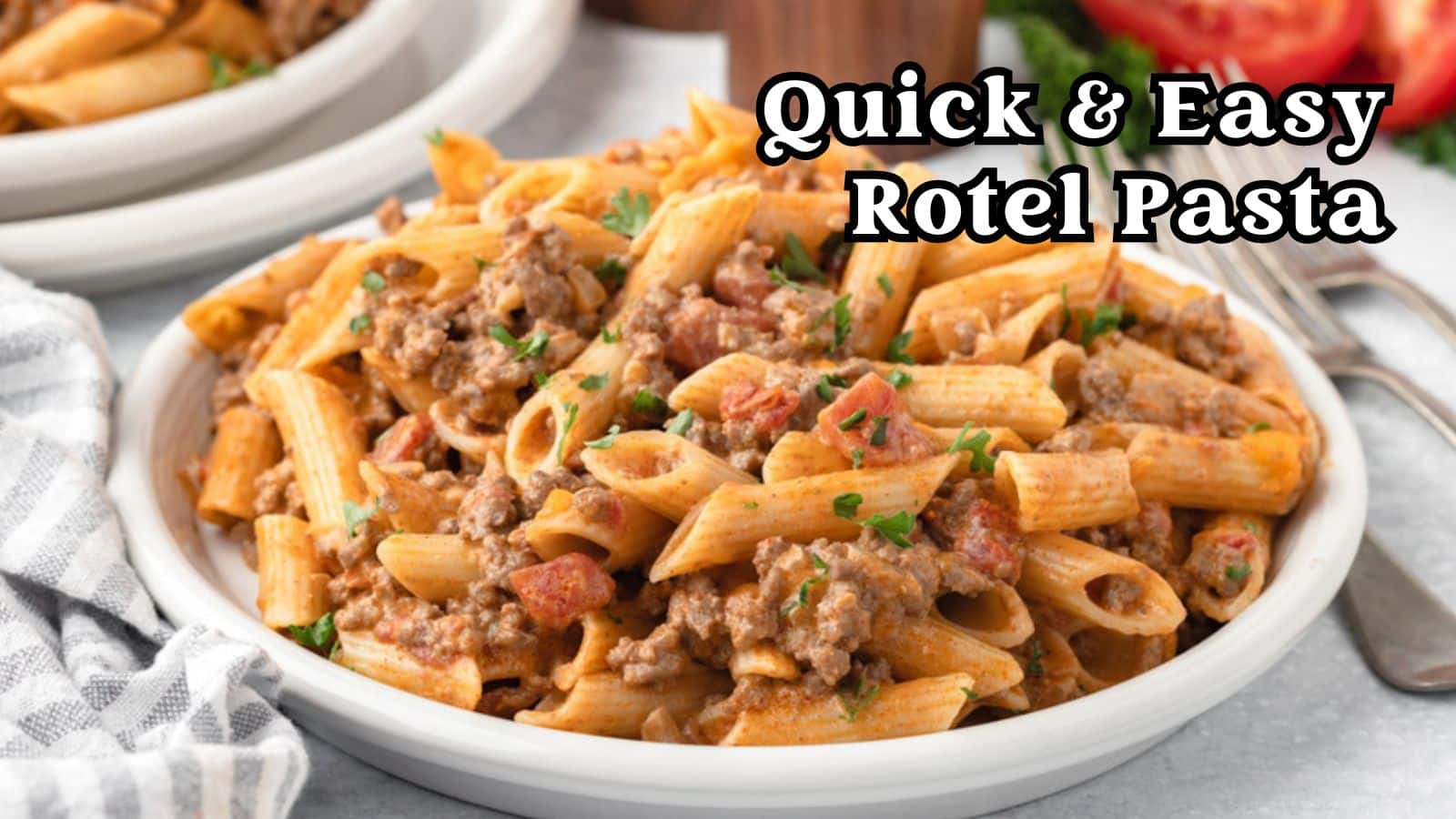 Rotel Pasta Recipe (30 minutes) | Tastes of Lizzy T