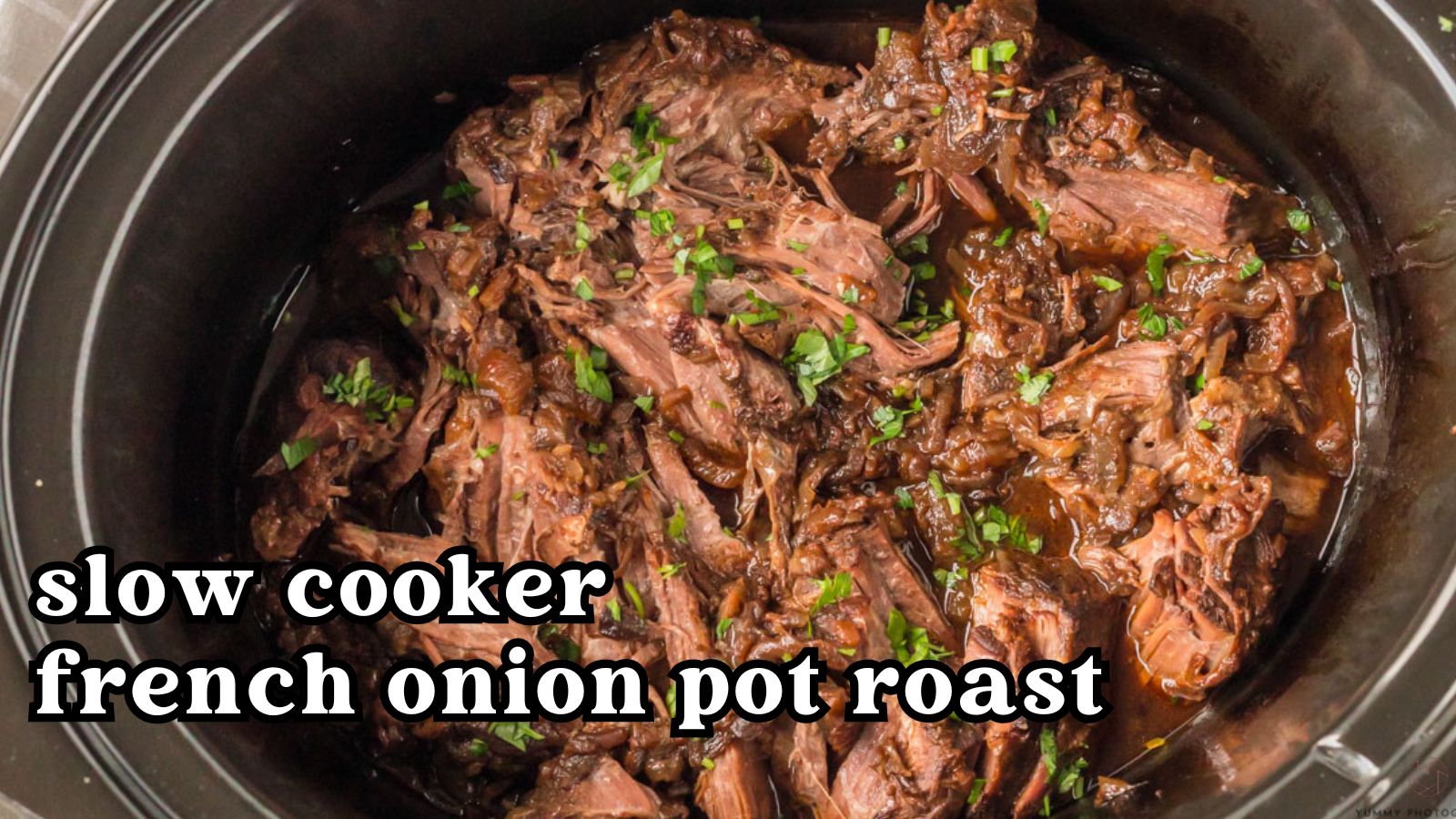 French Onion Pot Roast | Tastes of Lizzy T