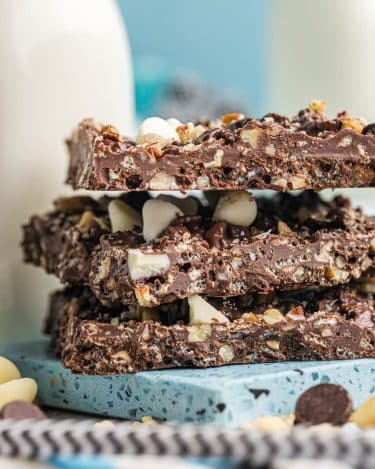 Chocolate Crunch Bars Recipe | Tastes of Lizzy T