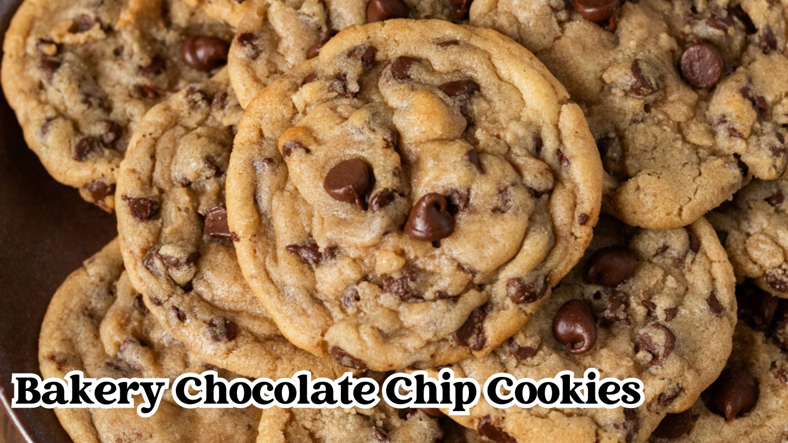 Bakery Style Chocolate Chip Cookies | Tastes of Lizzy T