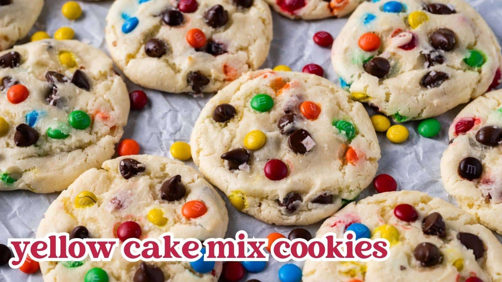 Yellow Cake Mix Cookies - Tastes of Lizzy T