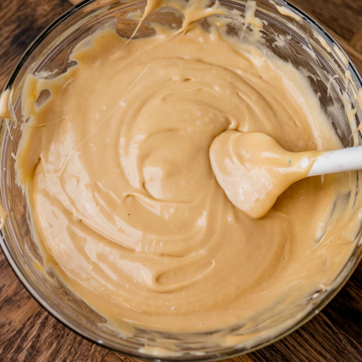 amish peanut butter spread mixture in a bowl