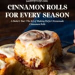Cinnamon rolls for every season cookbook cover
