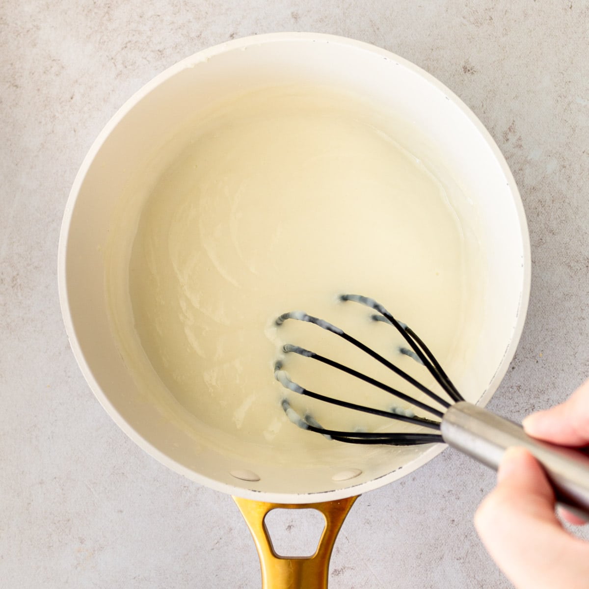 whisking cream for banana cream pie