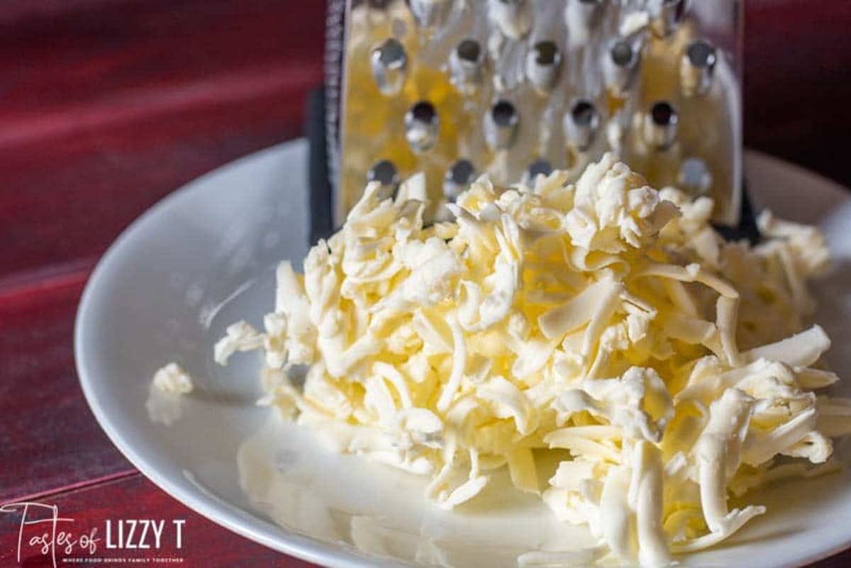 shredded butter on a plate