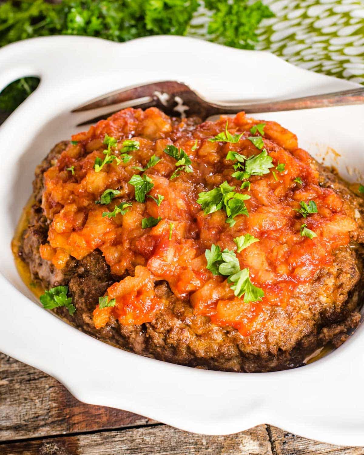 hawaiian meatloaf with pineapple glaze