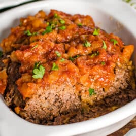 pineapple glazed hawaiian meatloaf with ground beef