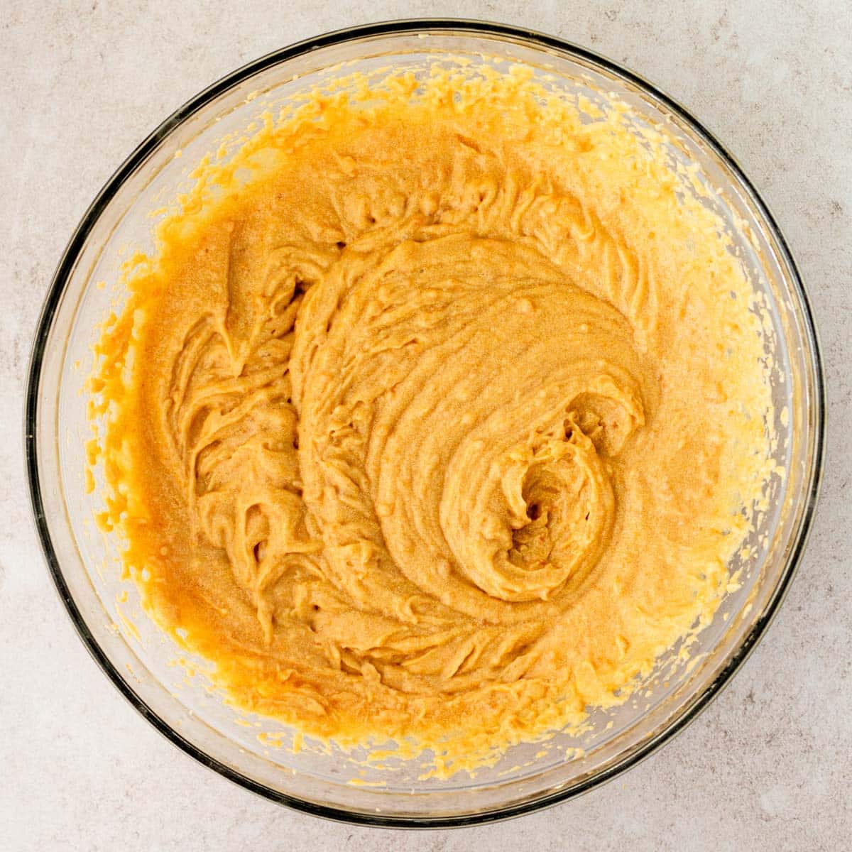 sweet potato pie filling in a bowl