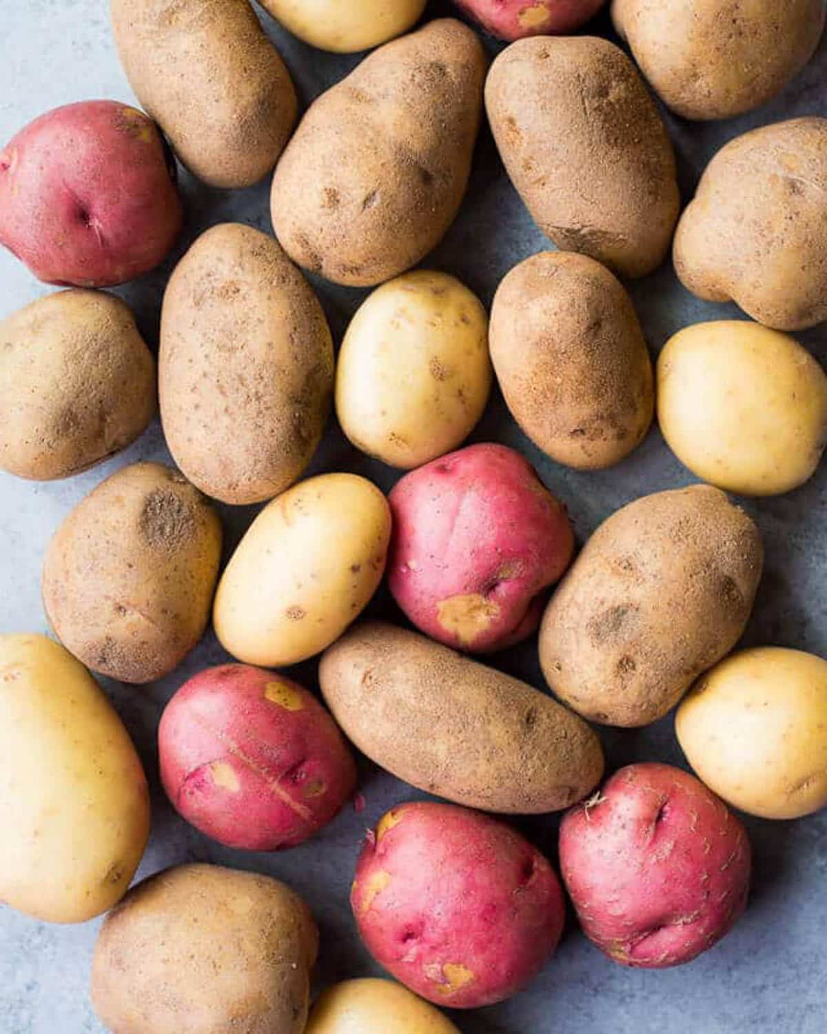 potatoes on a table