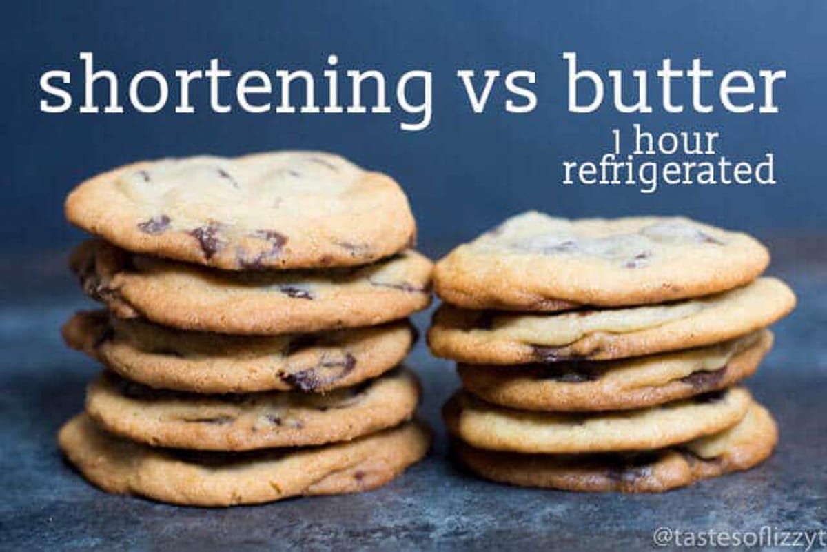 shortening vs butter in chocolate chip cookies