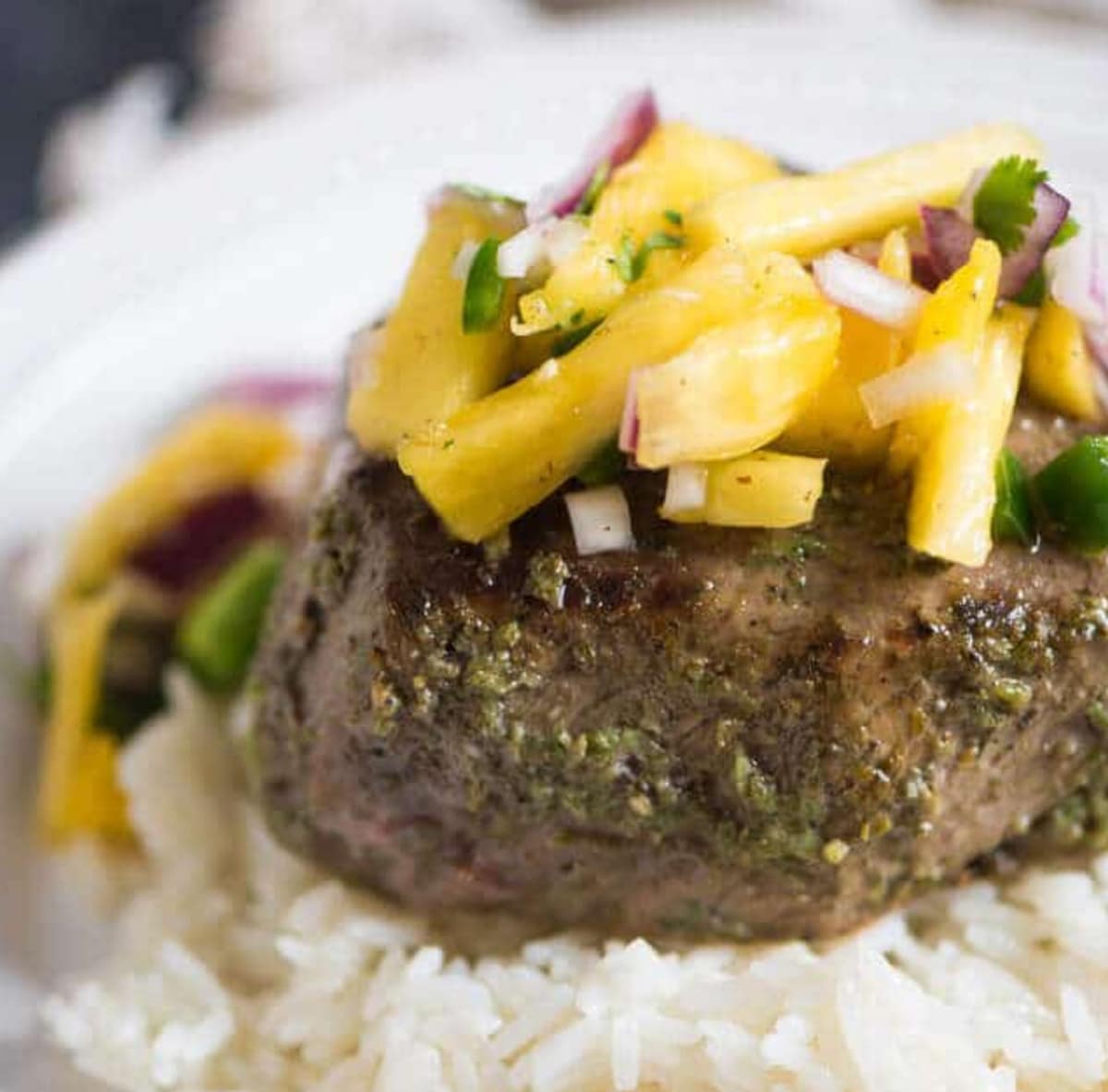 pineapple jalapeno salsa steak