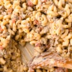 hamburger mac and cheese recipe with velveeta