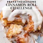 bake the seasons cinnamon roll challenge