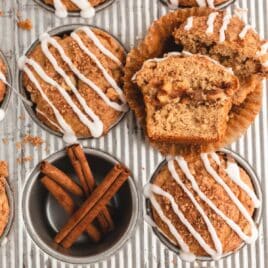 cake muffins with cake mix and pudding