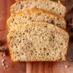 quick bread with cottage cheese and walnuts